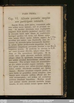 Cap. VI. Alienis peccatis saepius nos participare ostendit.