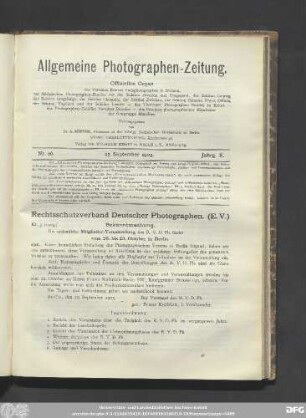 Nr. 26. 25. September 1903. Jahrg. X.