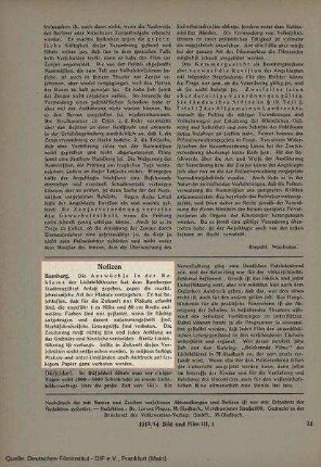 Auswüchse in der Reklame der Lichtbildtheater