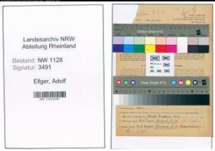 Entnazifizierung Adolf Ellger , geb. 04.07.1904 (Polizist)