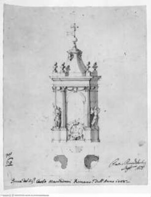 Stegreifprobe - Glockenturm, Grundriss und Aufriss