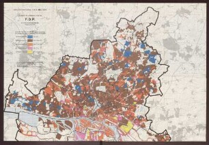 Bürgerschaftswahl vom 3.März 1974 - Stimmen in Hamburg für die F.D.P. in den Wahlbezirken