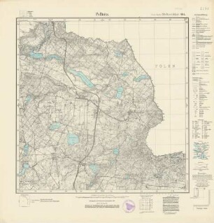 2270 (alte Nr.: 881) Pollnitz, Meßtischblatt (4cm - Karte)
