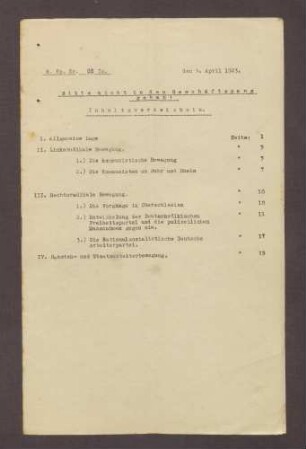 Lageberichte des Reichskommissars für Überwachung der öffentlichen Ordnung, Nr. 88