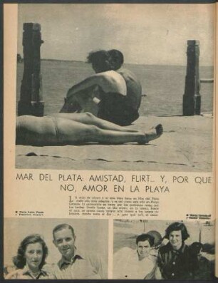 Mar del Plata: amistad, flirt... y, por qué no, amor en la playa