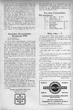 Deutscher Evangelischer Kirchentag 1953