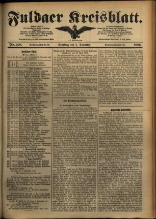 Ausgabe vom Dienstag, den 05. Dezember 1905.