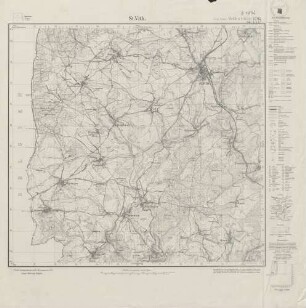 5702 (alte Nr.: 3311) St. Vith., Meßtischblatt (4cm - Karte)