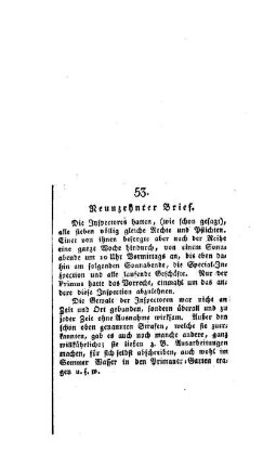 Neunzehnter Brief : [53. Abhandlung]
