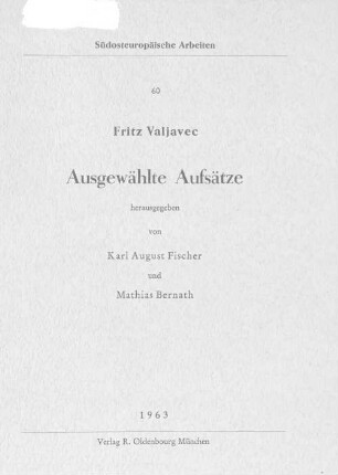 Ausgewählte Aufsätze