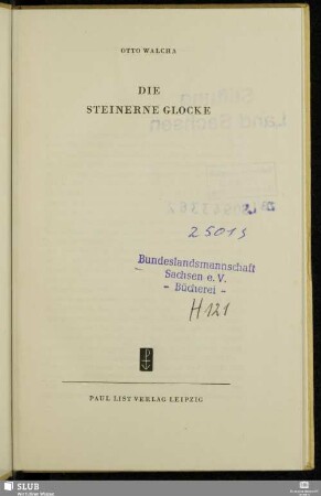 Die steinerne Glocke : [Dresden, Frauenkirche]
