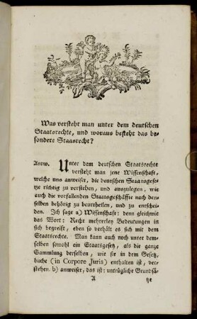 Was versteht man unter dem deutschen Stasatsrechte, und woraus besteht das besondere Staatsrecht?