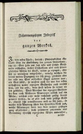 Zusammengesetzter Inbegriff des ganzen Werkes.