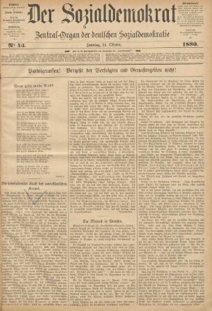 No 43. Sonntag, 24. Oktober. 1880.