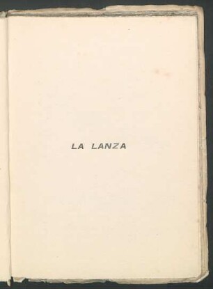 La lanza
