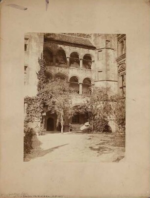 Heidelberger Schloss, Ecke beim Ottheinrichsbau