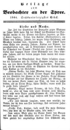 Beilage zum Beobachter an der Spree. 1844. 46. Stueck