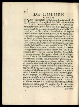 De Dolore Renum.