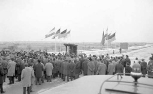 Verkehrsübergabe der neuen Autobahn Mannheim/Schwetzingen - Sinsheim.