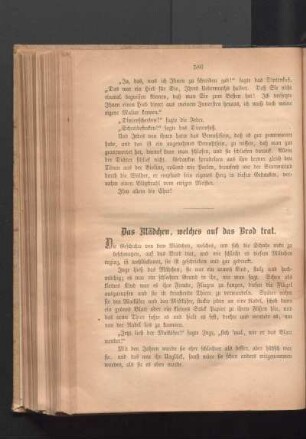 Das Mädchen, welches auf das Brod trat.