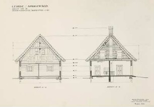 Lehde, Wohnhaus, Bauaufnahme