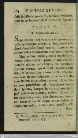 Caput X. De Haemorrhoidibus