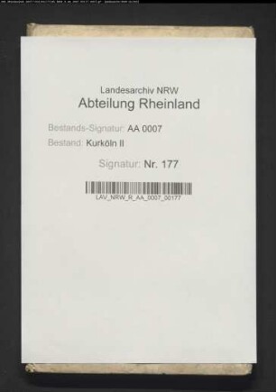 Besoldungslisten des erzbischöflichen Hofstaats