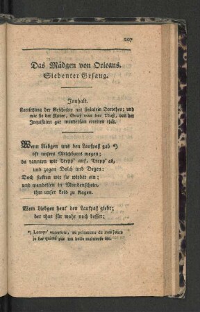 Siebenter Gesang.