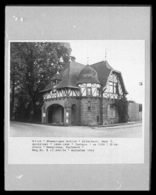 Ehemaliges Schloss Klink — Torhaus