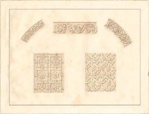 Loeffelholz von Colberg, Hans Carl; Studienzeichnungen - Ornamente (Details)