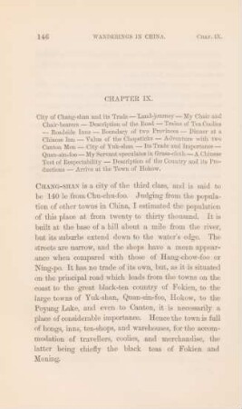Chapter IX. City of Chang-shan and its trade - Land -journey - My chair and ...