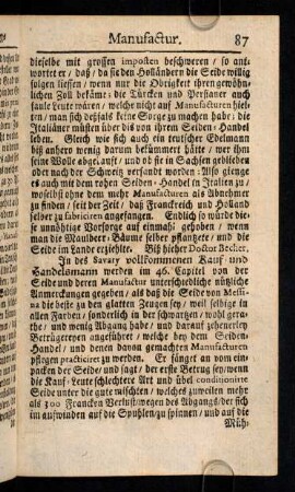 87-97, In des Savary vollkommenen Kauf- und Handelsmann ...