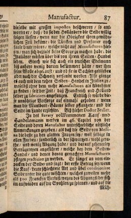 87-97, In des Savary vollkommenen Kauf- und Handelsmann ...