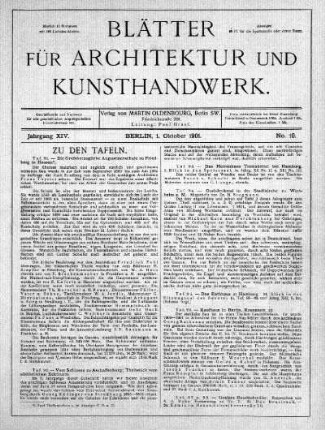 No. 10, 1. Oktober 1901