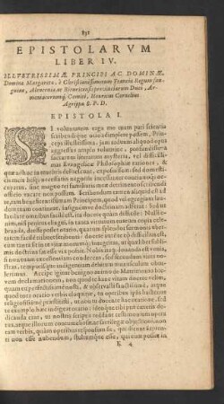 Epistolarvm Liber IV.