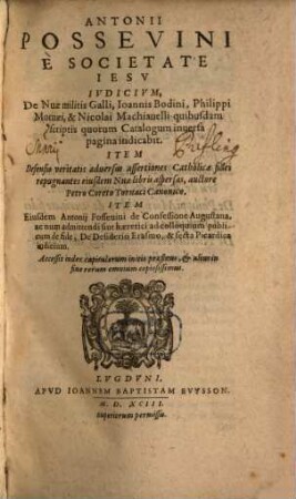 Iudicium de Nuae scriptis