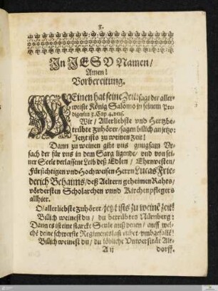Christliche Leichbegängniß