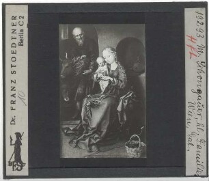 Schongauer, Hl. Familie (Wien KhM GG_843)