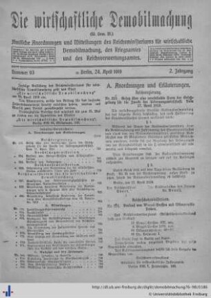 Nr. 93, 24. April 1919
