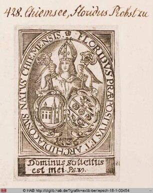 Wappen des Probstes Floridus von Chiemsee
