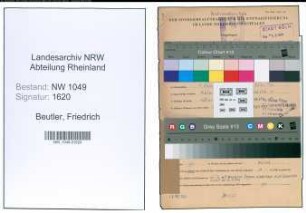 Entnazifizierung Friedrich Beutler , geb. 09.02.1895 (Elektriker)