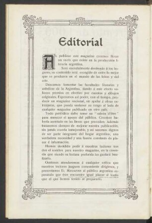Editorial