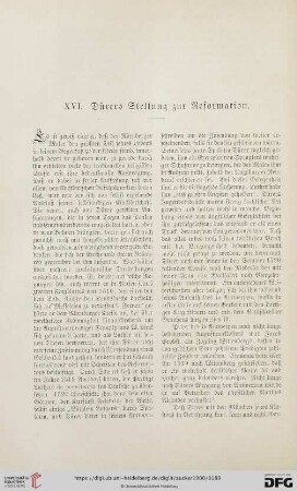 XVI. Dürers Stellung zur Reformation
