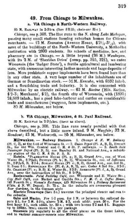 Viâ Chicago, Milwaukee, & St. Paul Railroad