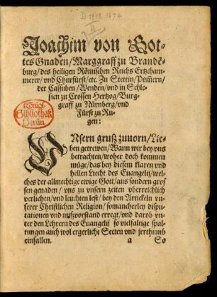 Der alten || reinen Kirchen || Gesenge ver=||deutschet.||