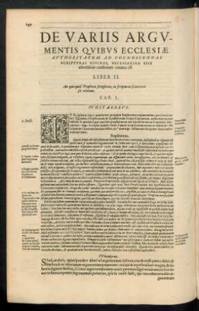 An quicquid Propheta scripserint, in scripturas Canonicas sit relatum. Cap. I.