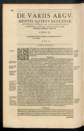 An quicquid Propheta scripserint, in scripturas Canonicas sit relatum. Cap. I.