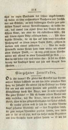 Vierzehnter Zettelkasten