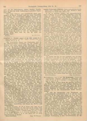 345 [Rezension] Cowley, A., Aramaic papyri of the fifth century B. C