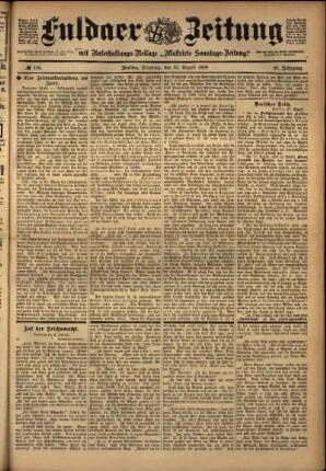 Ausgabe vom Dienstag, den 30. August 1898.